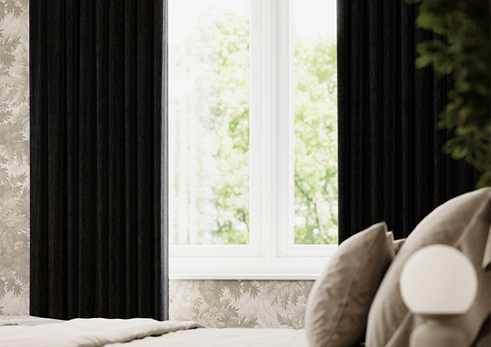 Kent, Black - Made to Measure Curtains - Image 5